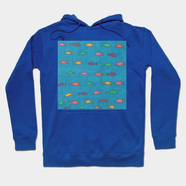 School of Fish Hoodie by DanielleGensler